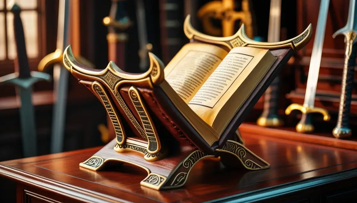 Book Stands for Display Sword Decoration