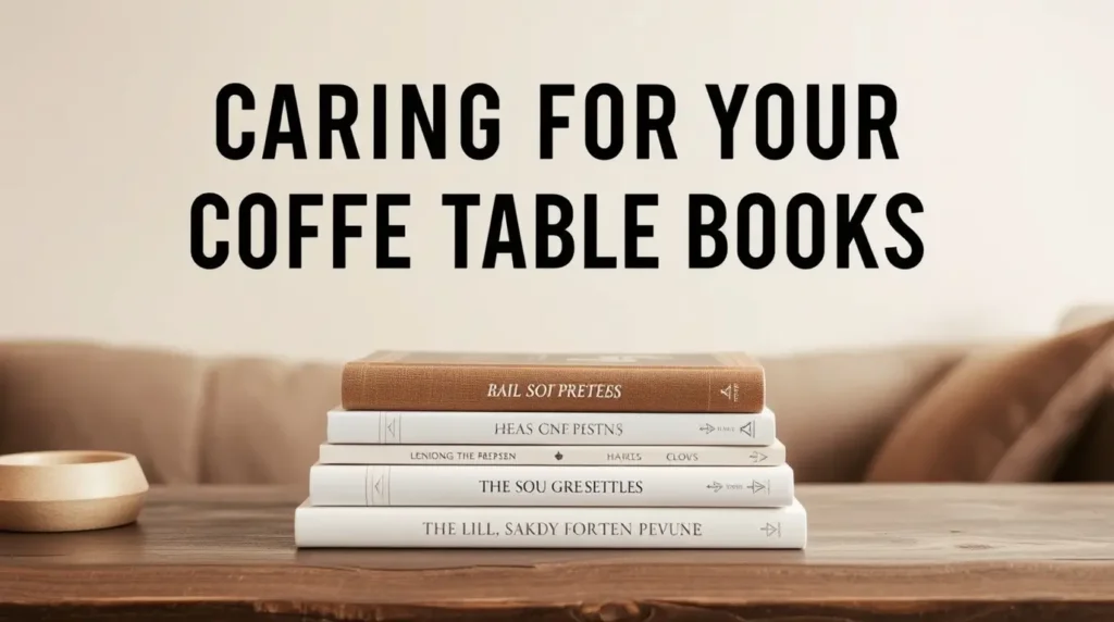 Caring for Your Coffee Table Books