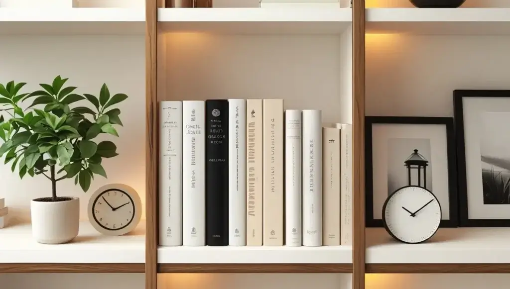 Minimalist Bookshelf Decor