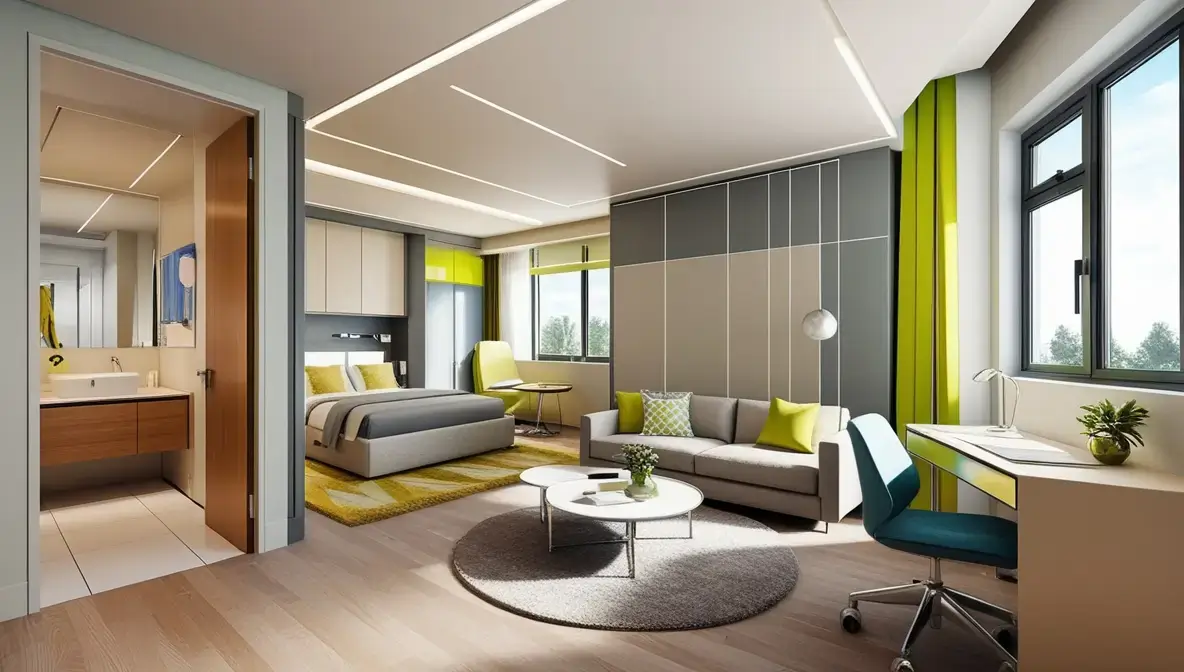 Modern Student Housing Interior Design