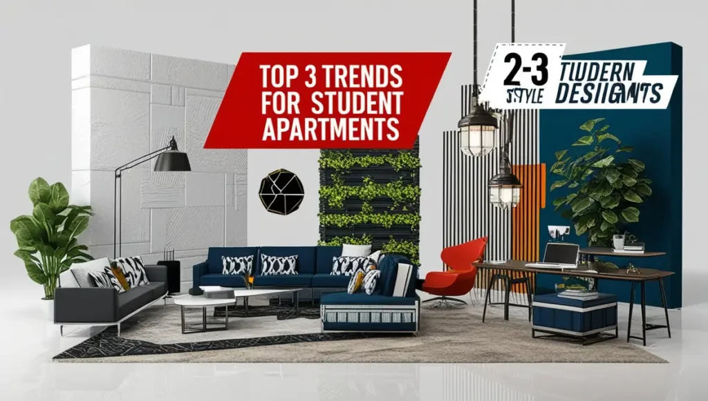 Top 3 Design Trends for Student Apartments