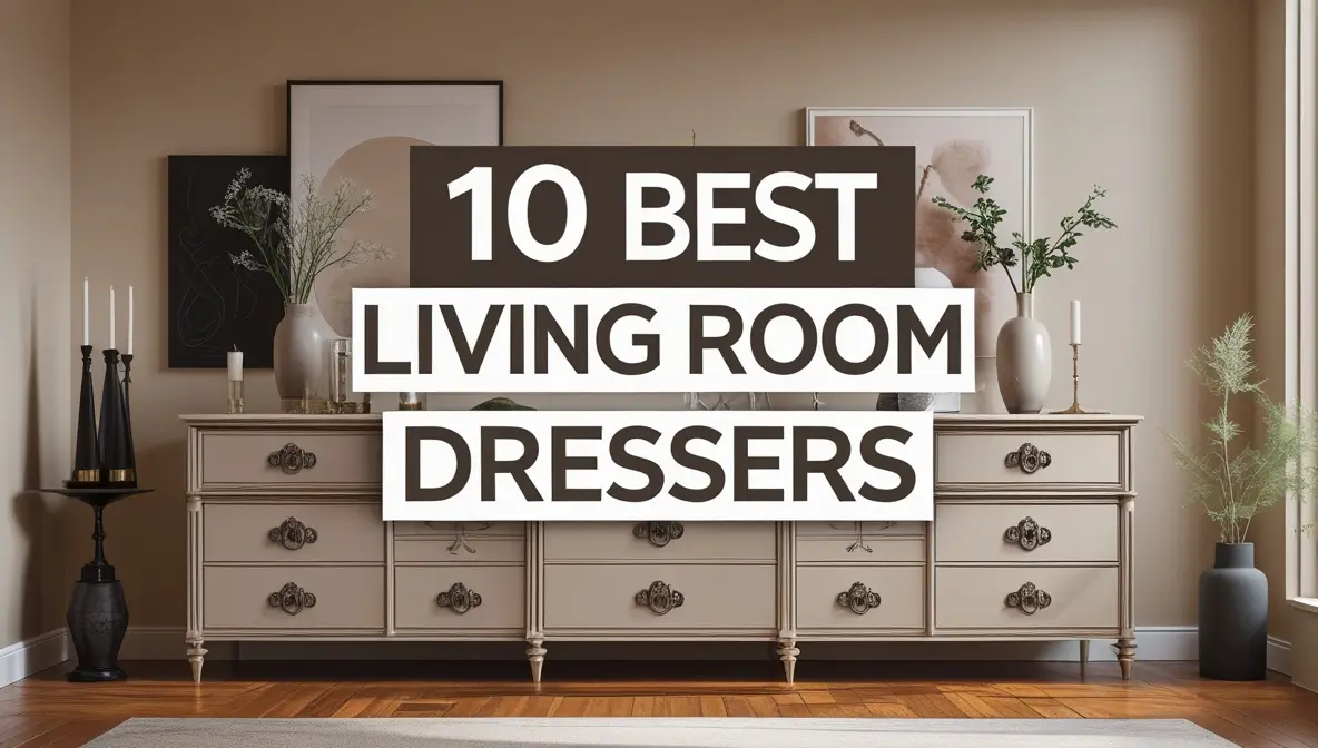 10 Best Living Room Dressers for Style and Storage (2025)