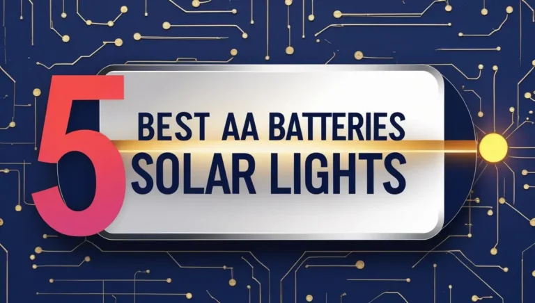 5 Best AA Batteries for Solar Lights