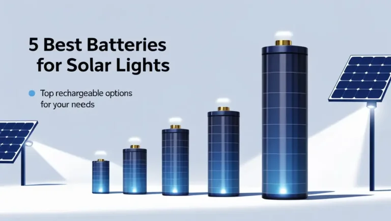 5 Best Batteries for Solar Lights Top Rechargeable Options for Your Needs