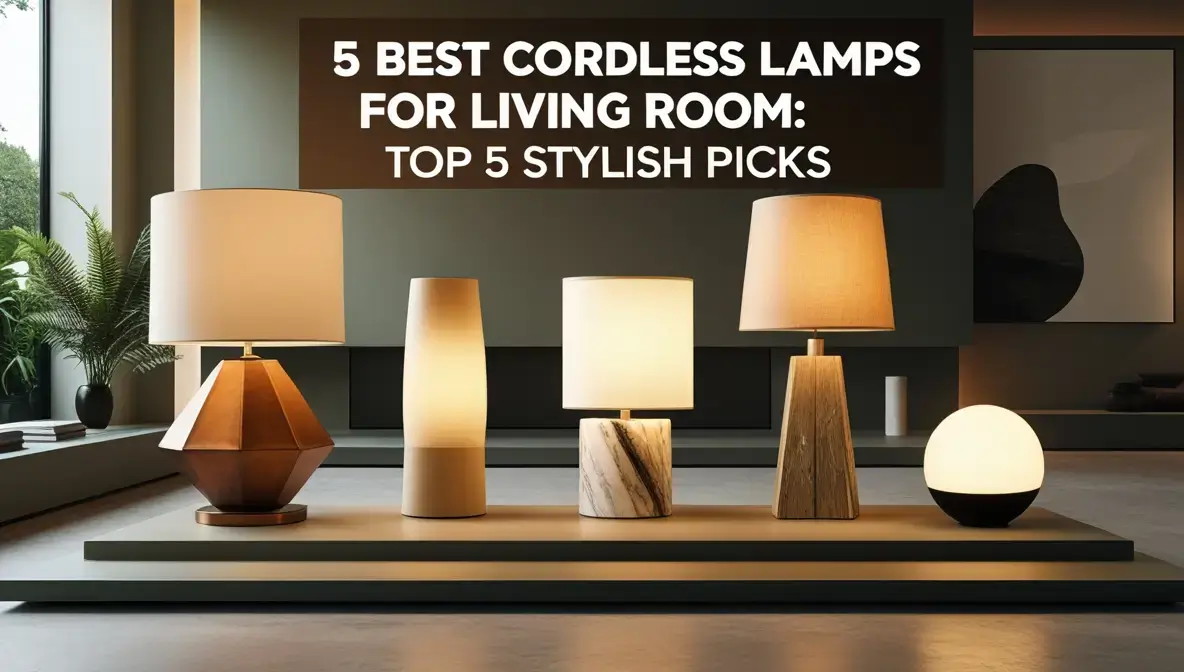 5 Best Cordless Lamps for Living Room Top 5 Stylish Picks