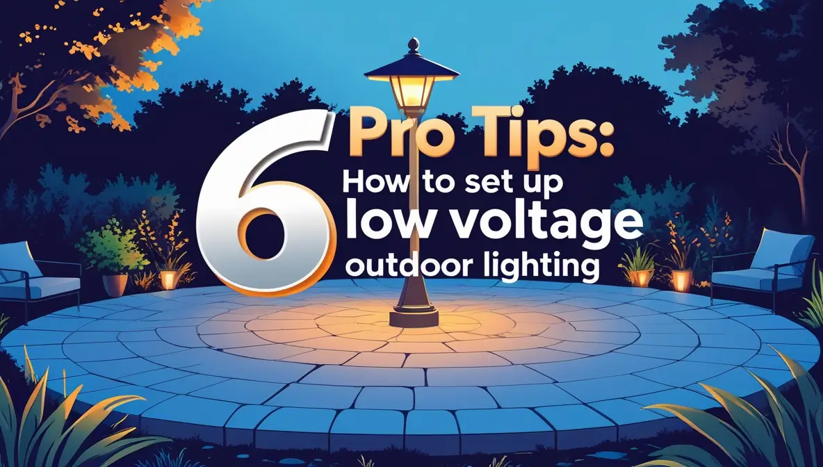 6 Pro Tips How to Set Up Low Voltage Outdoor Lighting