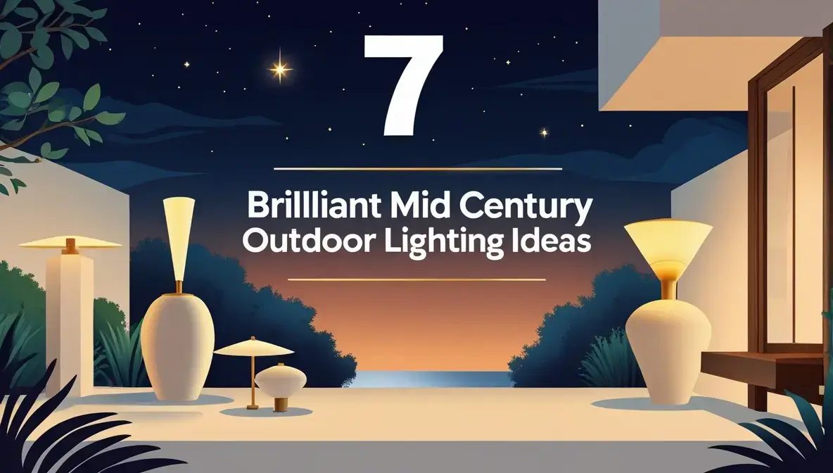 7 Brilliant Mid Century Outdoor Lighting Ideas