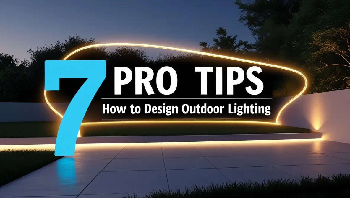 7 Pro Tips How to Design Outdoor Lighting