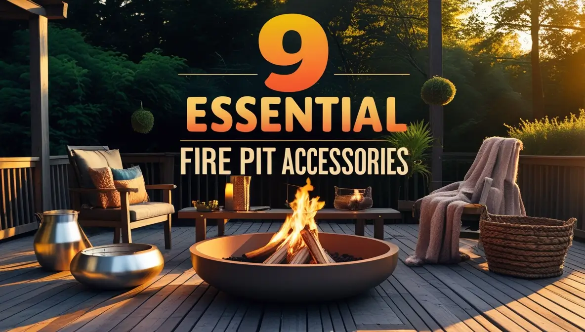 9 Essential Fire Pit Accessories