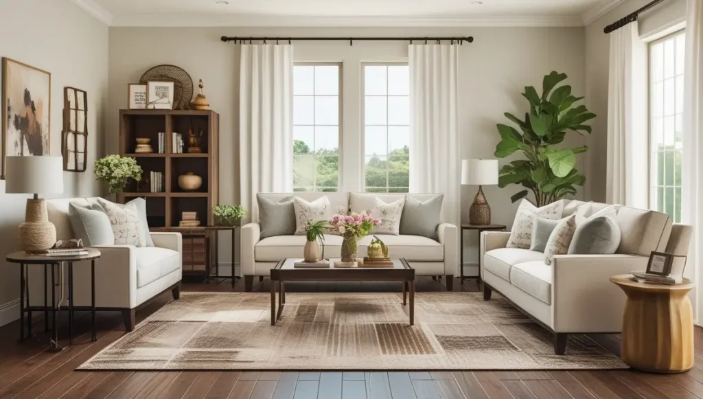 Design the perfect living room starts with assessing your space.