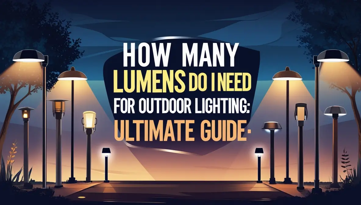 How Many Lumens Do I Need for Outdoor Lighting