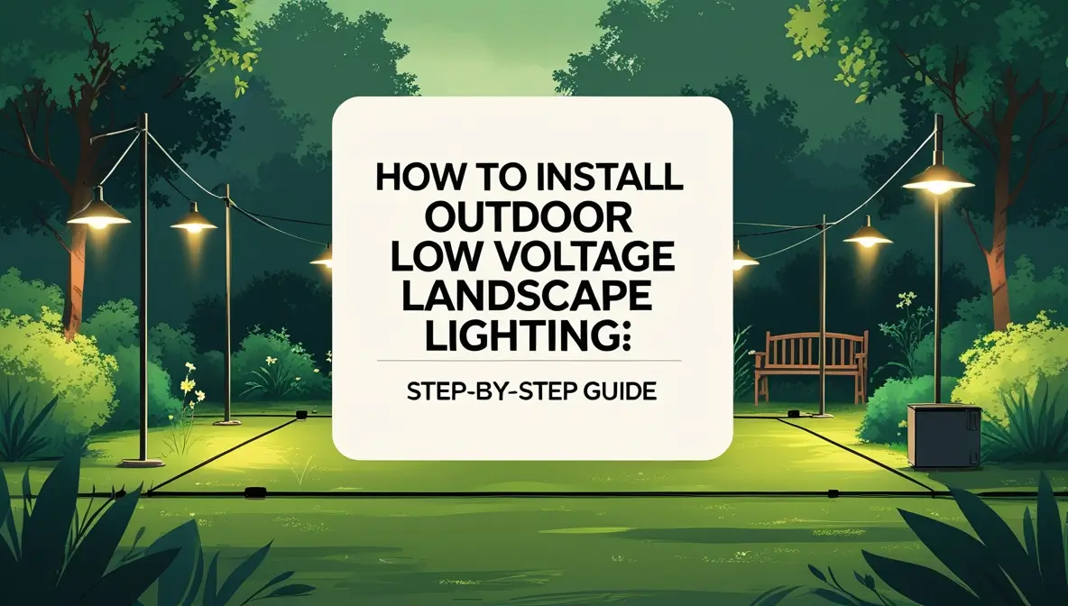 How to Install Outdoor Low Voltage Landscape Lighting Step-by-Step Guide