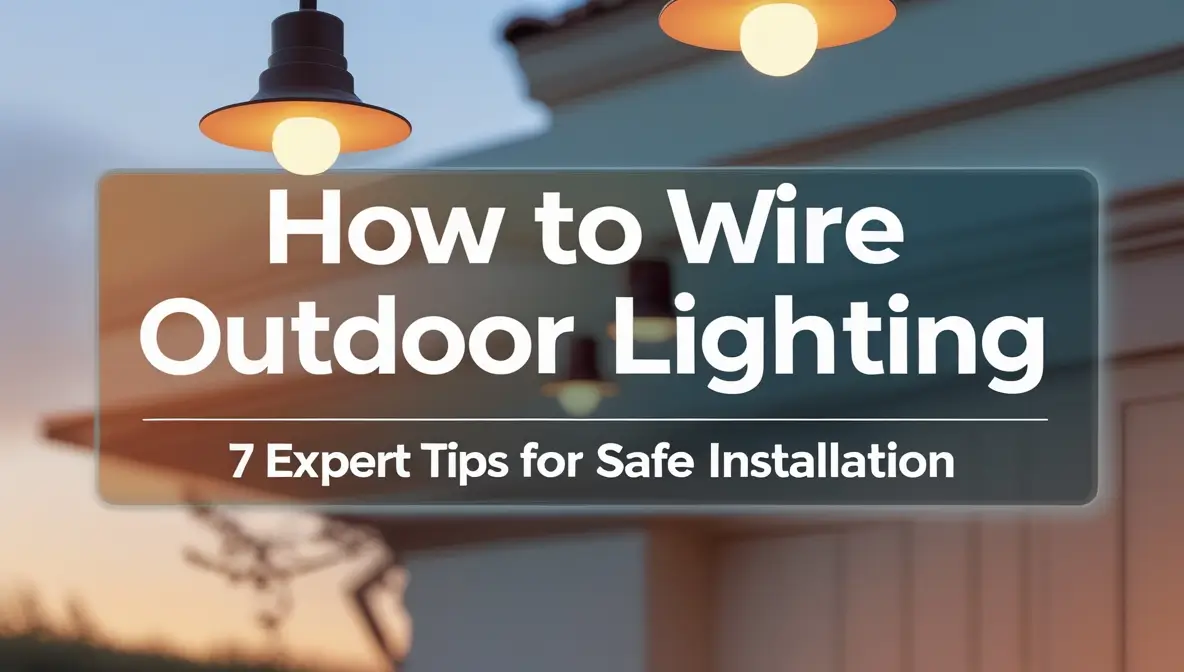 How to Wire Outdoor Lighting 7 Expert Tips for Safe Installation