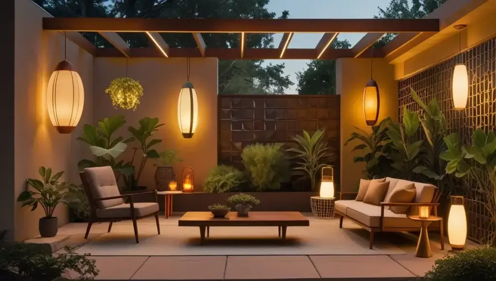 Mid Century Outdoor Lighting Ideas