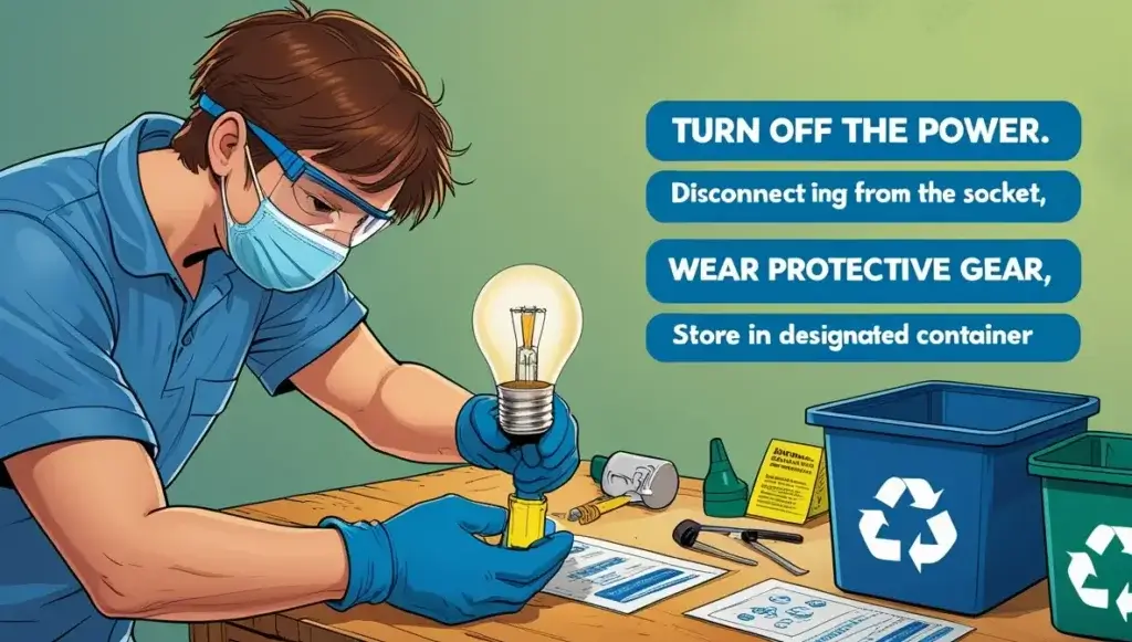 Safety Precautions for Handling and Recycling Incandescent Bulbs