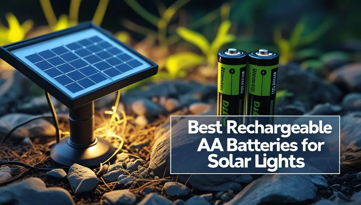 What are the Best Rechargeable AA Batteries for Solar Lights