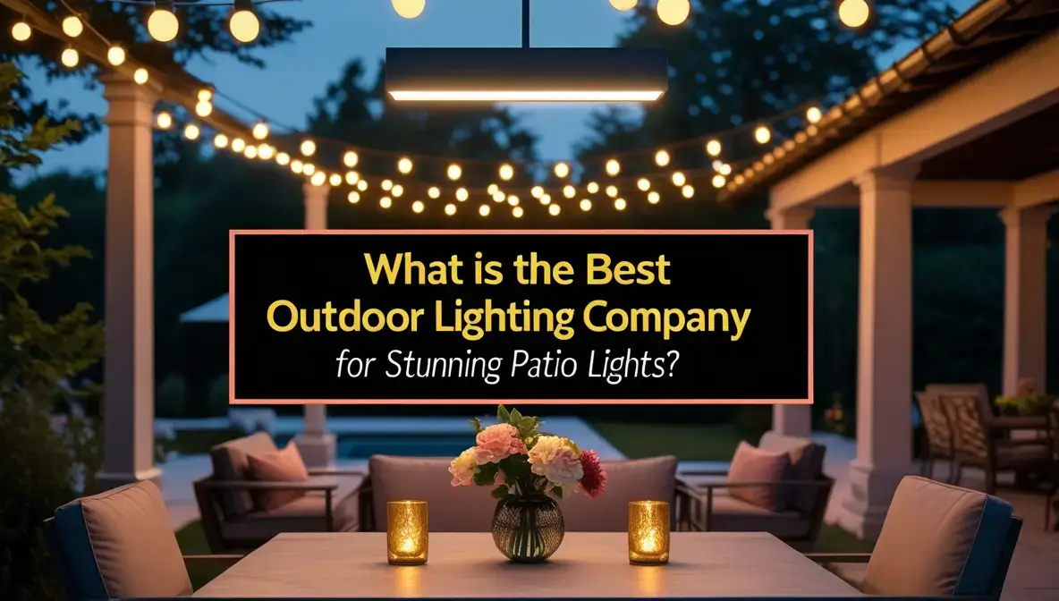 What is the Best Outdoor Lighting Company for Stunning Patio Lights
