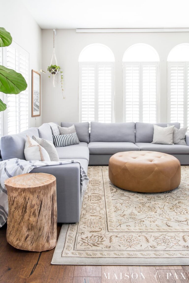 How to Design a Living Room With a Sectional