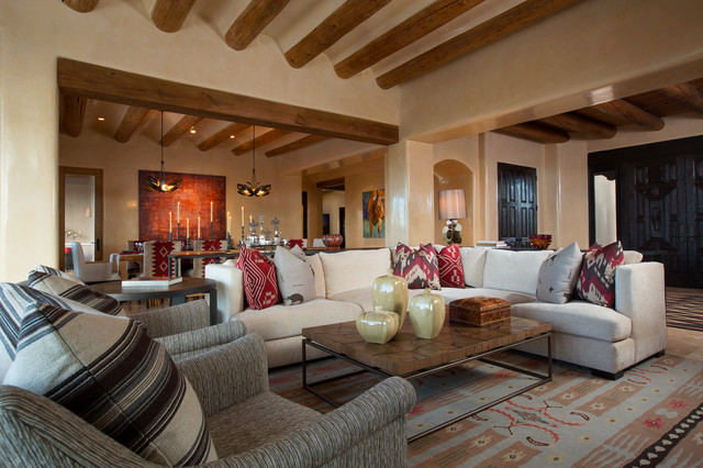 Santa Fe Style Living Room Sets