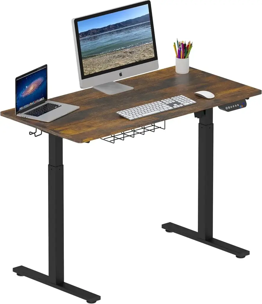 SHW Electric Height Adjustable Desk