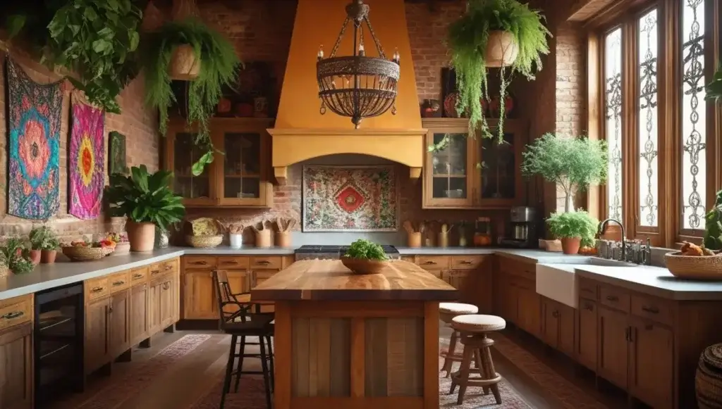 Bohemian Kitchen Design