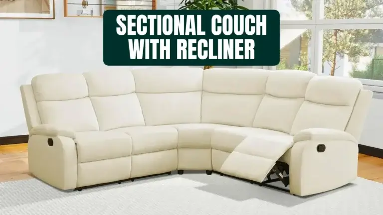 Sectional Couch with Recliner