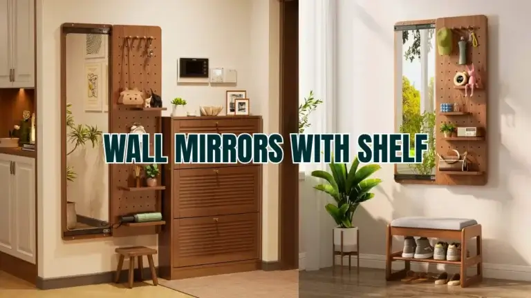 Wall Mirrors with Shelf